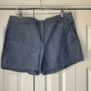 Lands' End Blue Bermuda Shorts Relaxed Fit